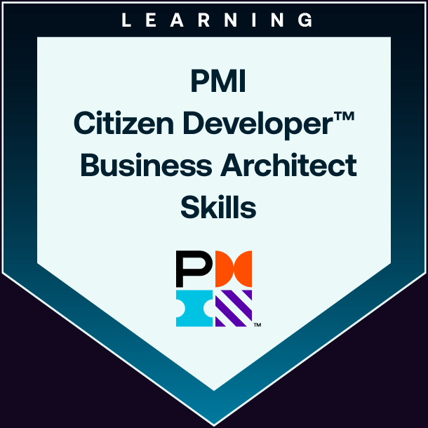 PMI Citizen Developer™ Business Architect badge